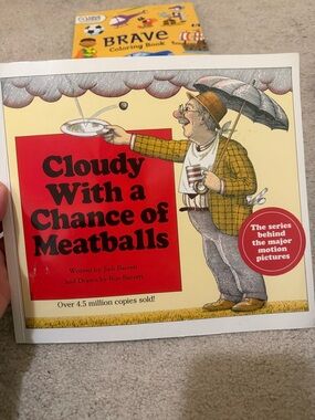 Cloudy With a Chance of Meatballs Hardcover Book - Multicolor